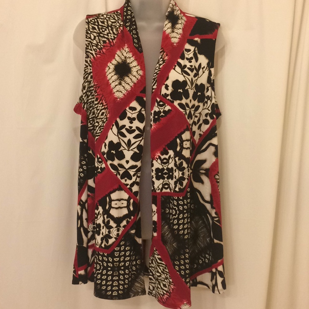 Flowing soft and comfortable Susan Graver Vest
